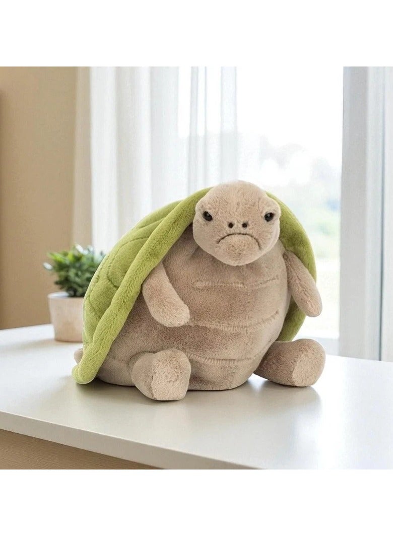 general Timmy Turtle Plush Doll Cute Realistic Turtle Stuffed Toy Ultra Soft Fluffy Non-Shedding Plush for Kids Cuddling & Home Decoration - Image 3