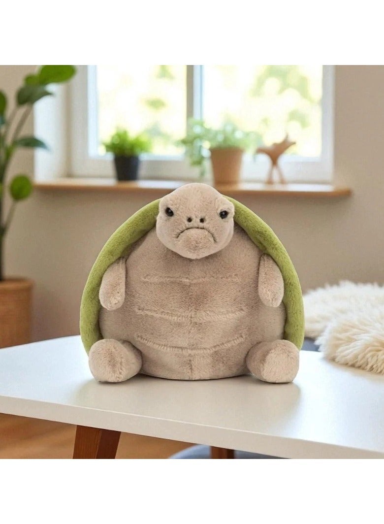 general Timmy Turtle Plush Doll Cute Realistic Turtle Stuffed Toy Ultra Soft Fluffy Non-Shedding Plush for Kids Cuddling & Home Decoration - Image 4