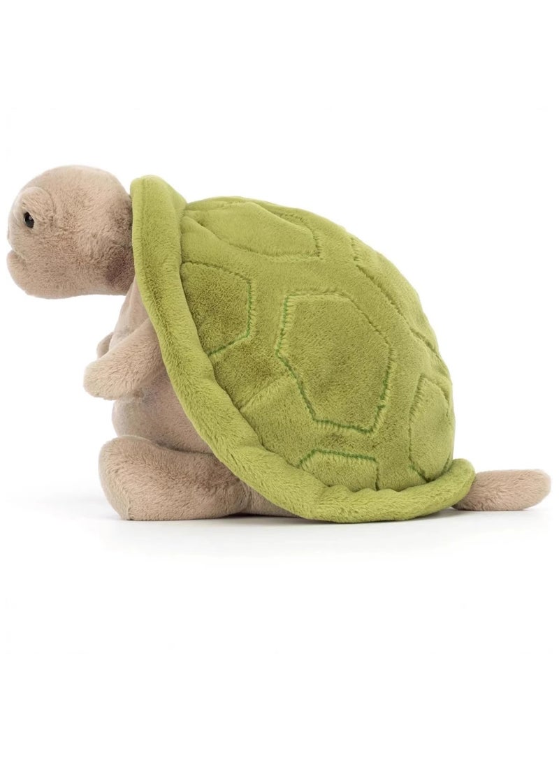 general Timmy Turtle Plush Doll Cute Realistic Turtle Stuffed Toy Ultra Soft Fluffy Non-Shedding Plush for Kids Cuddling & Home Decoration - Image 2
