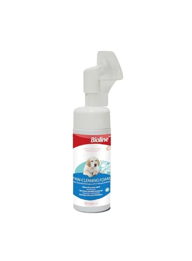 Bioline Paw Cleaning Foam(Dog)[Volume - 150ml] - Image 1