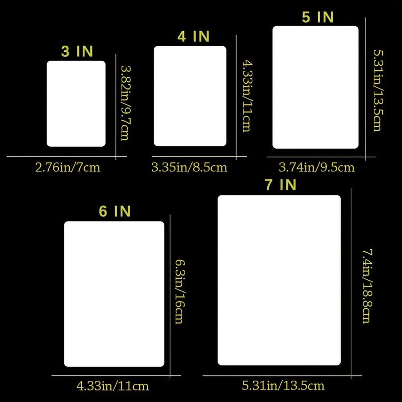 5 Inch PET Thermal Laminating Pouches Transparent Glossy Plastic Film For Hot Laminator Machines Certificates Photos Posters Business Cards Receipts - Image 2