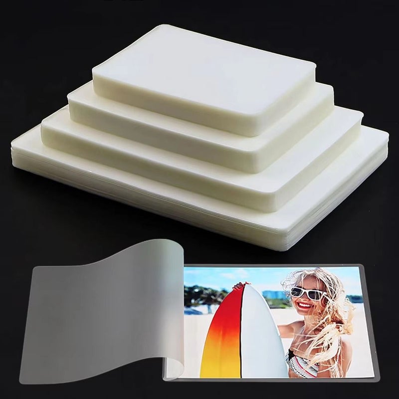 5 Inch PET Thermal Laminating Pouches Transparent Glossy Plastic Film For Hot Laminator Machines Certificates Photos Posters Business Cards Receipts - Image 4