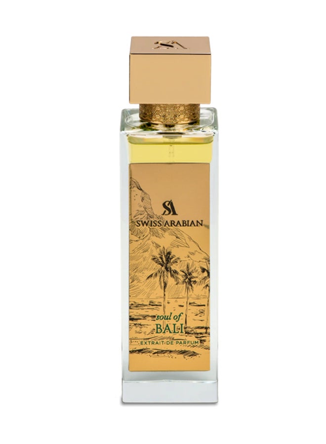 SWISS ARABIAN Soul of Bali Extrait De Parfum, 100ml, Premium Quality Perfume, Unisex Fragrance, Fresh, Aquatic, Woody, Luxurious Blend Perfume for Women and Men - Image 1