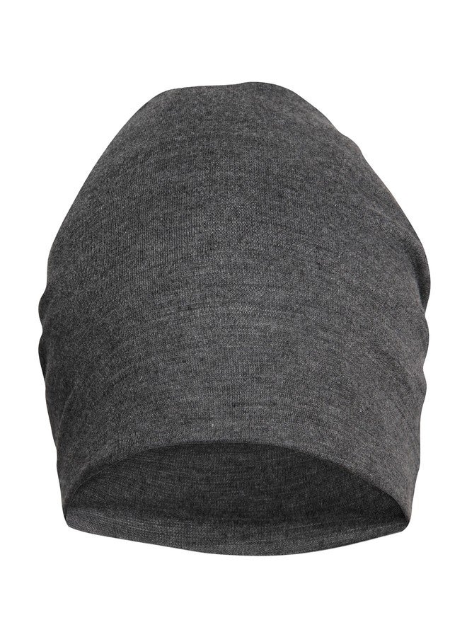 FabSeasons Cotton Slouchy Beanie and Skull Cap for Summer, Winter, Autumn & Spring Season. Combo Pack of 2 (Black, Dark Gray) - Image 3