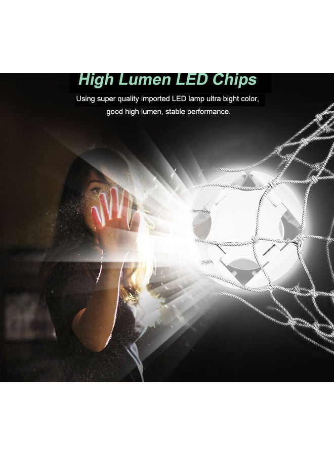 Y&D FA-2940W Bluetooth Football UFO Lighting LED White 13.5x12x12cm - Image 2