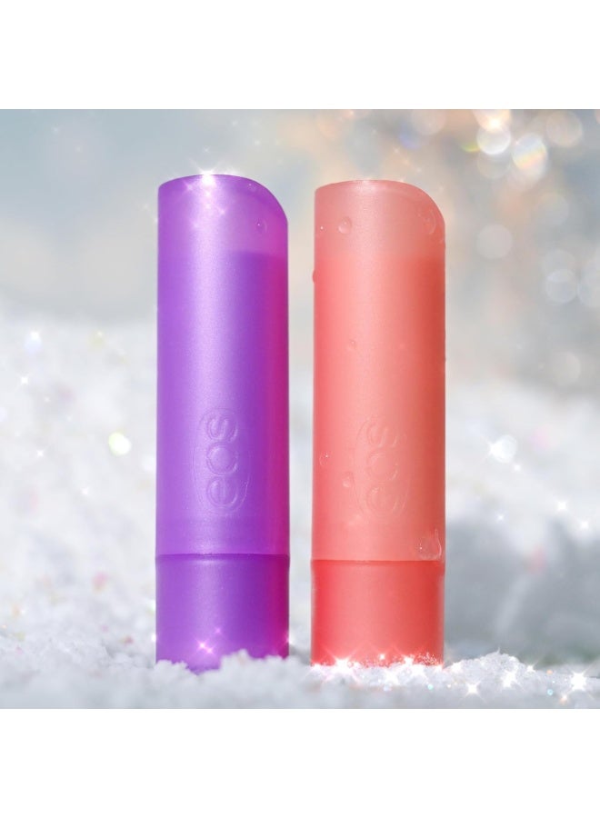 eos Holiday Lip Balm Gift- Cranberry Joy & Merry Berry, Stocking Stuffers, All-Day Moisture Lip Care, 0.14 oz, 2-Pack - Image 3