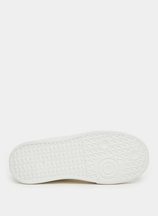 ستايلي Styli Striped Lace Up Sneakers