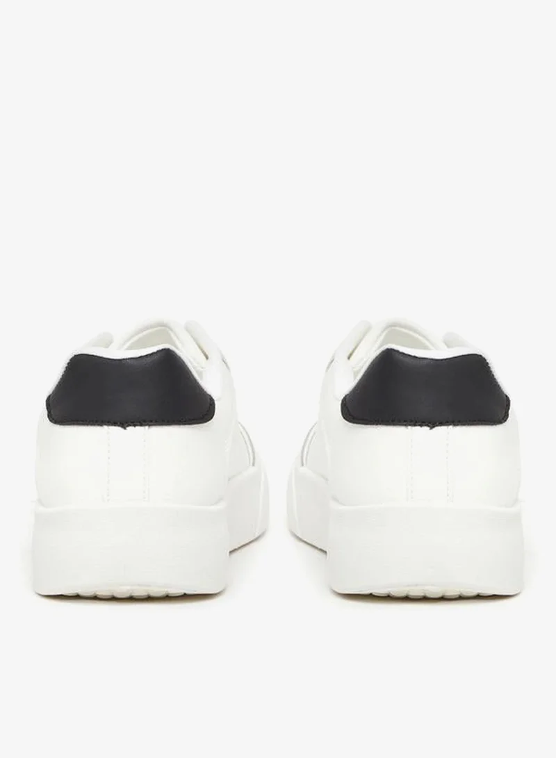 Styli  Striped Lace Up Sneakers for Women | Best Price UAE