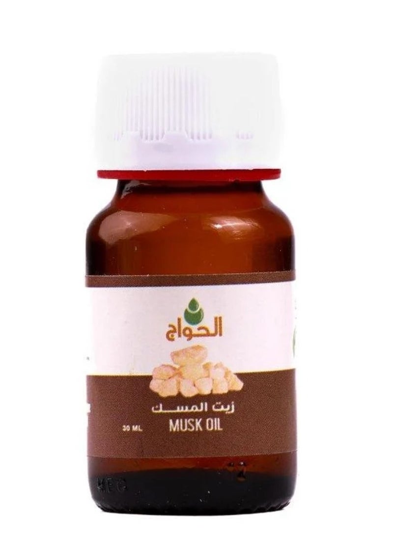 الحواج زيت المسك العضوي النقي والطبيعي للشعر والجسم 30 مل - Image 2