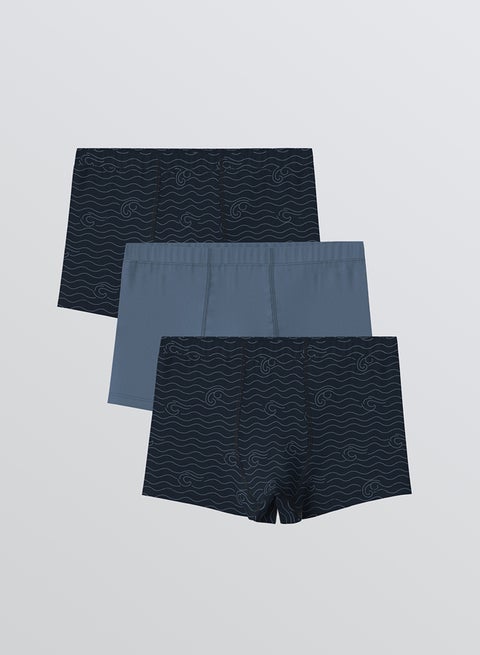 بوكسر أولادي مطبوع – ٣ قطع