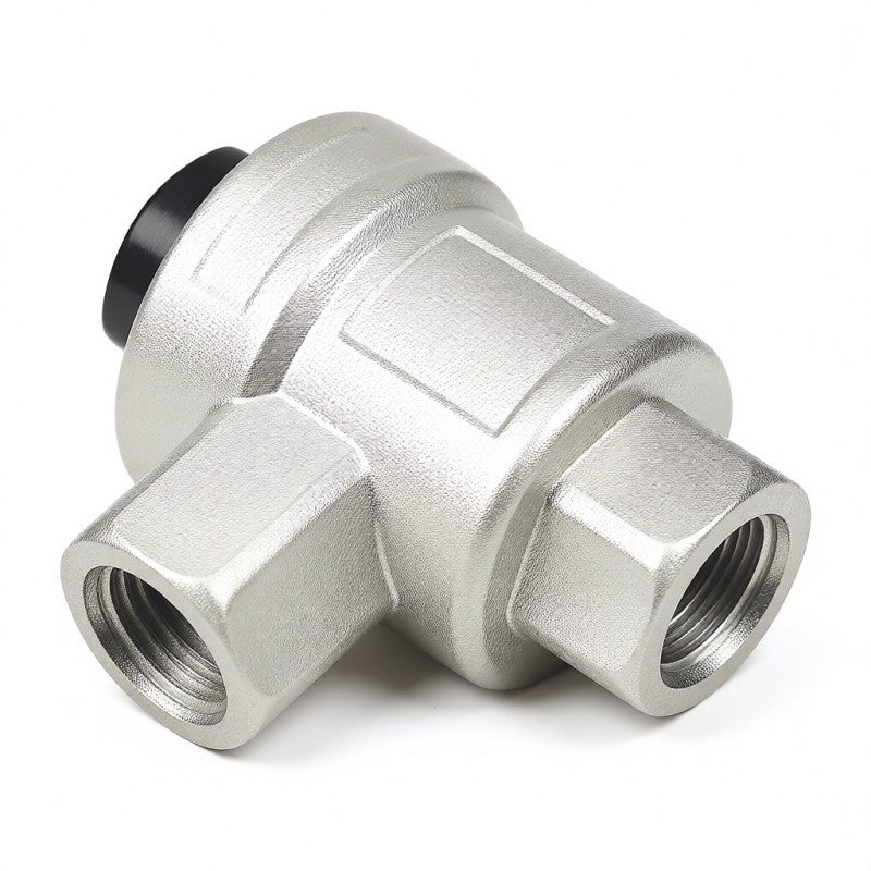 Quick Exhaust Valve: Aluminum Alloy Construction - Fast Cylinder Reversing, Enhanced Air Flow Speed for Pipeline Installation, Valve Replacement & Muffler Connection - Image 1