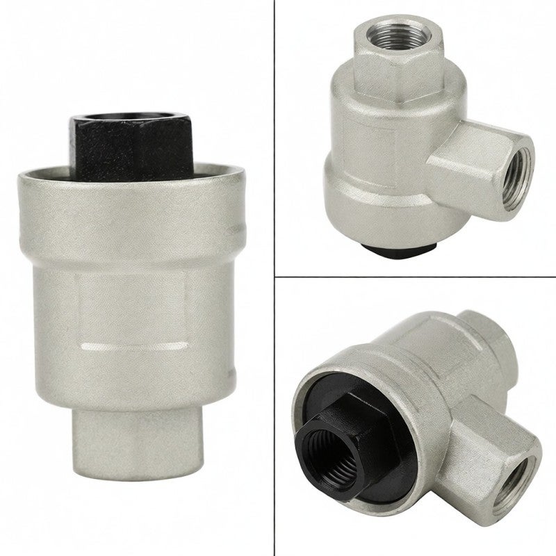 Quick Exhaust Valve: Aluminum Alloy Construction - Fast Cylinder Reversing, Enhanced Air Flow Speed for Pipeline Installation, Valve Replacement & Muffler Connection - Image 4