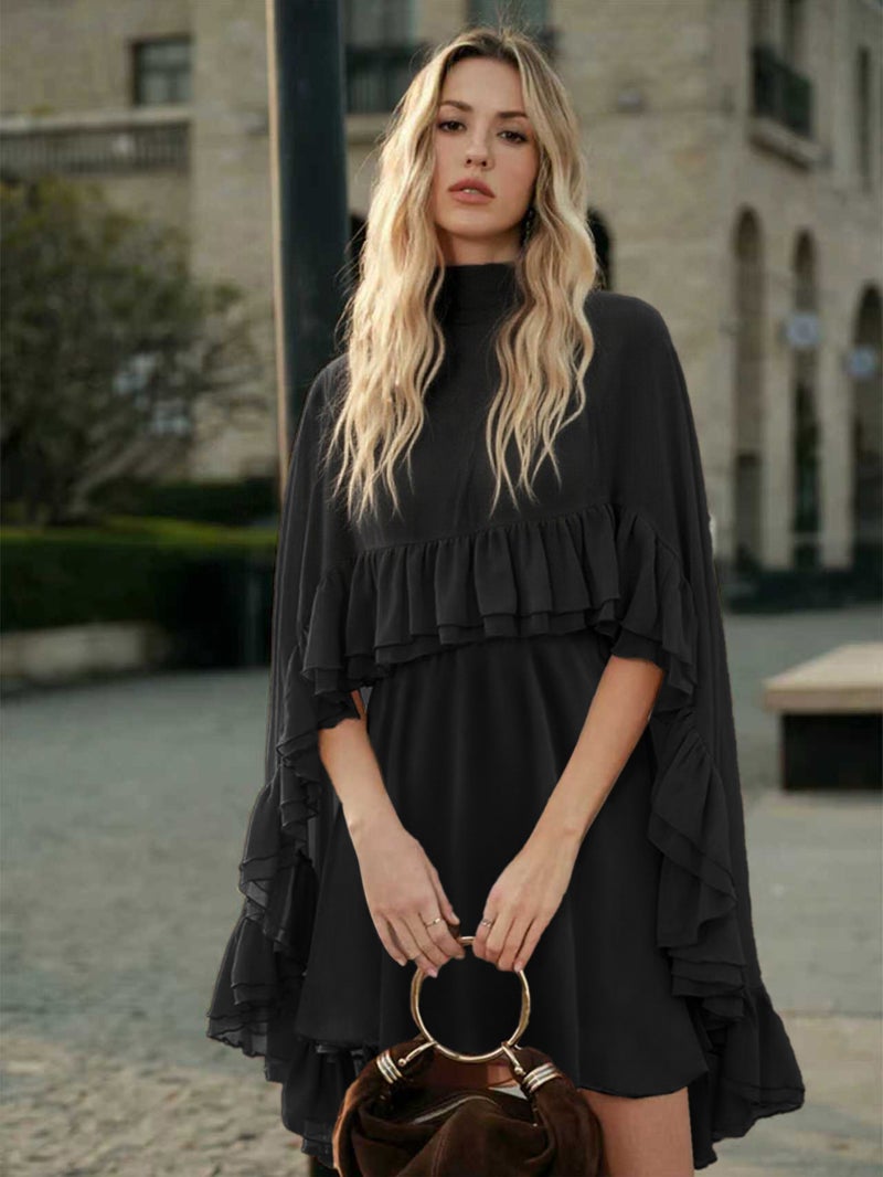 Elegant Chiffon Dress Set with Camisole Layering for Spring Summer - Image 3