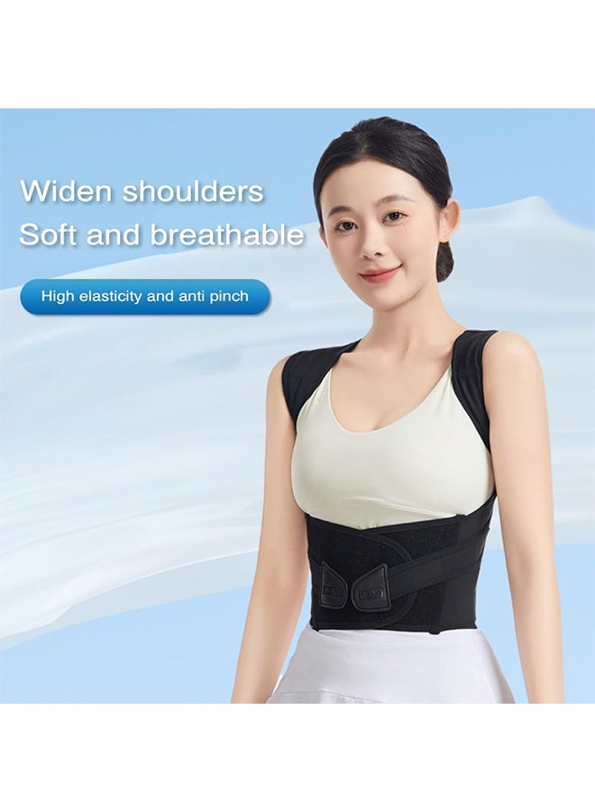 كوانتوم مصحح وضعية الظهر، مقوّم كتف قابل للتعديل، حزام دعم كامل للفقرات القطنية، مقوّم كتف لتحسين وضعية الظهر - Image 5