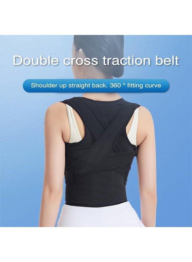 كوانتوم مصحح وضعية الظهر، مقوّم كتف قابل للتعديل، حزام دعم كامل للفقرات القطنية، مقوّم كتف لتحسين وضعية الظهر - Image 4