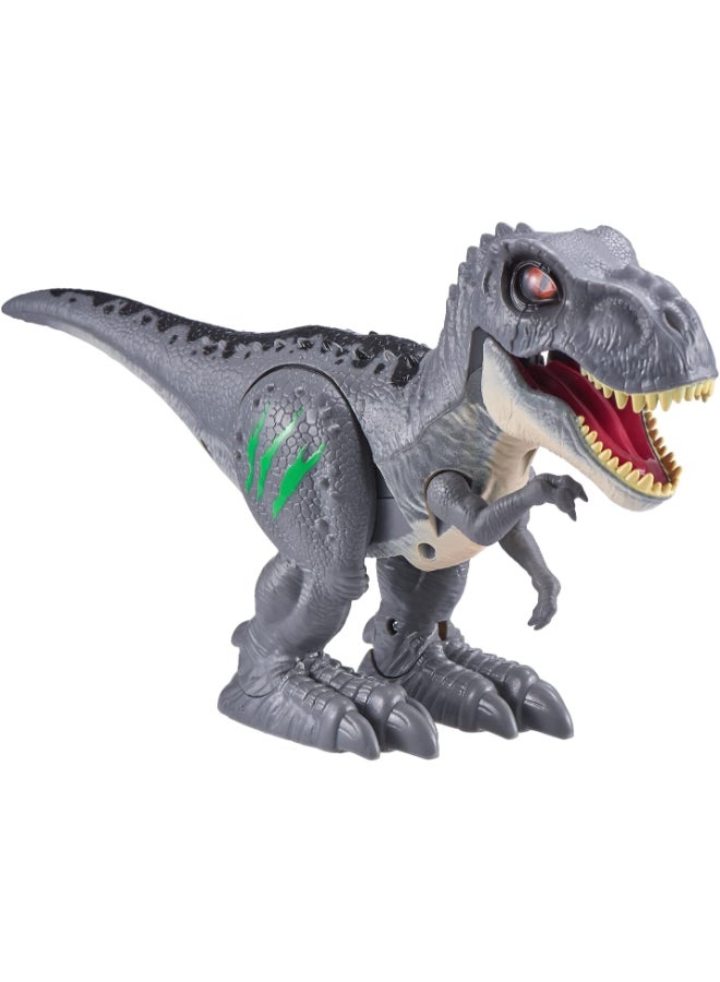 Robo Alive Attacking Green T-Rex Battery-Powered Robotic Toy by Zuru, Dinosaur Toy, Birthday Gift For Boys 3 Years Old And Up - Image 4