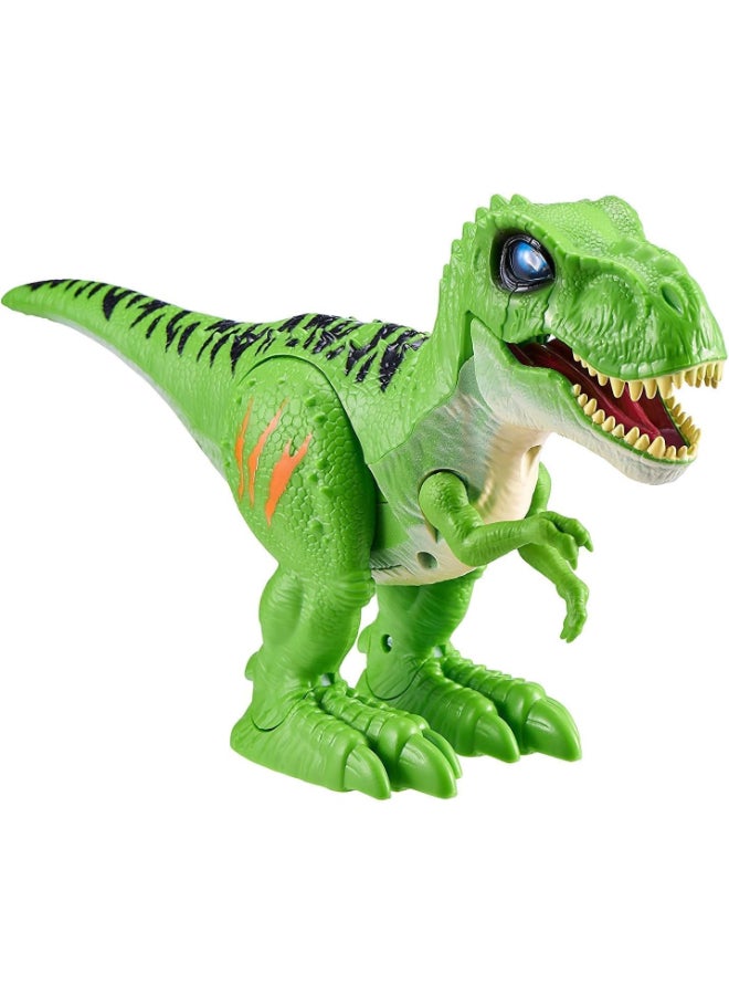 Robo Alive Attacking Green T-Rex Battery-Powered Robotic Toy by Zuru, Dinosaur Toy, Birthday Gift For Boys 3 Years Old And Up - Image 3