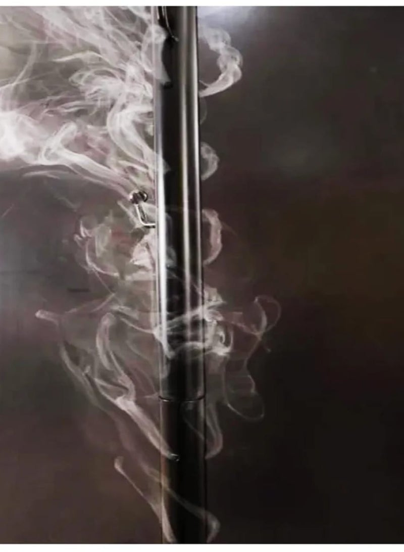 Eagle Middle East Double-Tier Metal Clothing Organizer Smoked Iron Art Rack for Coat Robe Storage Cross-Border(175cm) - Image 4