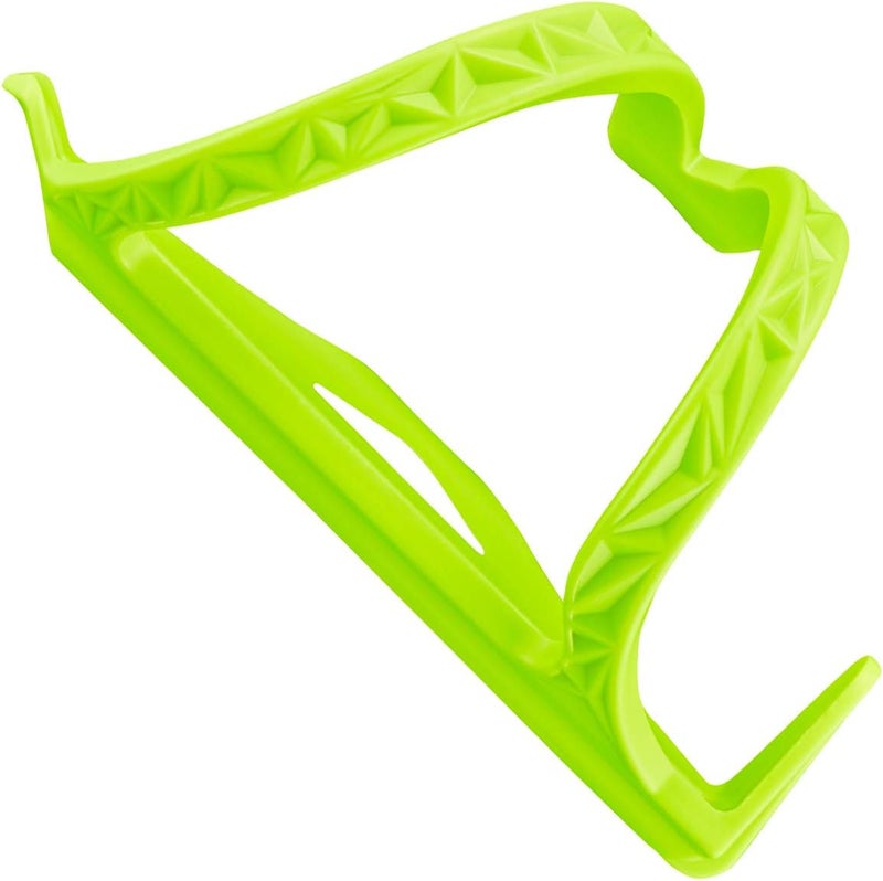 Supacaz Side Swipe Right Bicycle Bottle Cage – Polycarbonate MTB Side Entry Design – Lightweight & Easy Access – Neon Yellow - Image 1