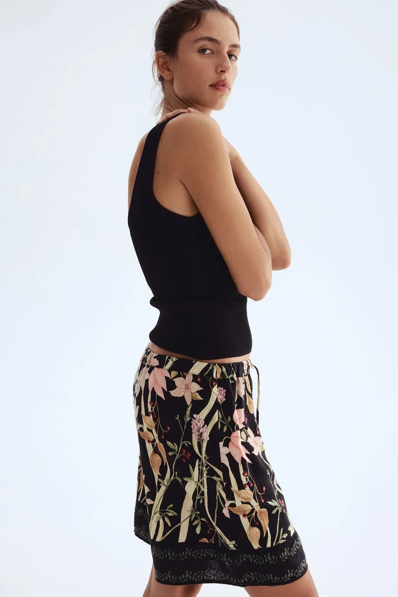 H&M Linen-blend shorts