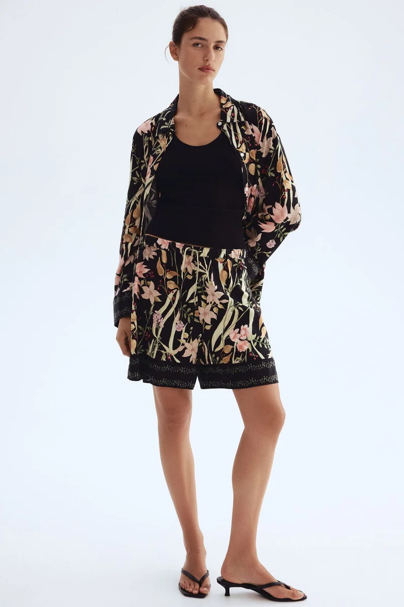 H&M Linen-blend shorts