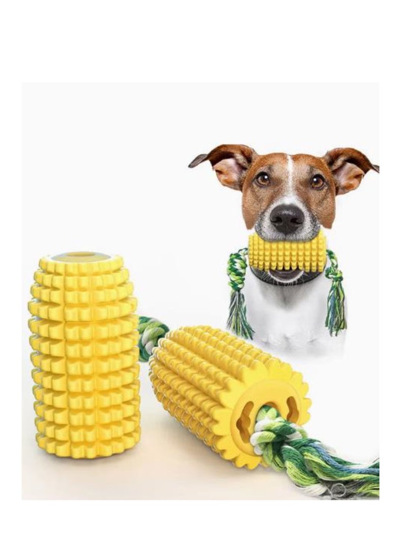 Pet Products New Product Corn Shaped Dog Tooth Grinding Toy Yellow - Image 1