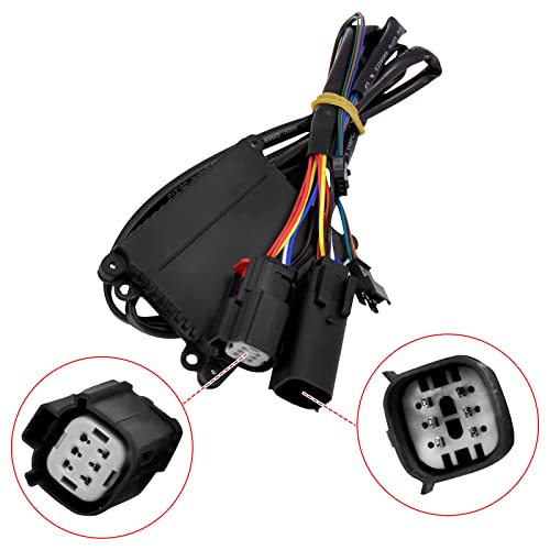 HDBUBALUS Motorcycle Saddlebag Tail Lights Run Brake LED Turn Signal Lamp Fit for Harley Touring Street Gilde Road Gilde Road King Electra Glide Ultra Limited 2014-2023 (Black Smoke) - Image 5