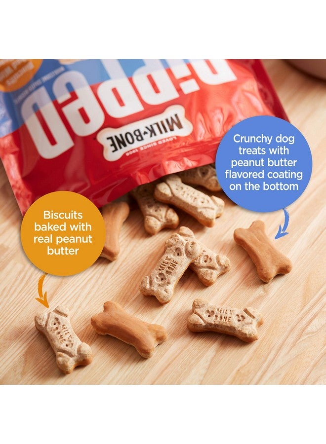 MILK-BONE Milk-Bone Dipped Dog Treat Biscuits Baked with Real Peanut Butter, 32 Ounce (Pack of 2)  - Image 2