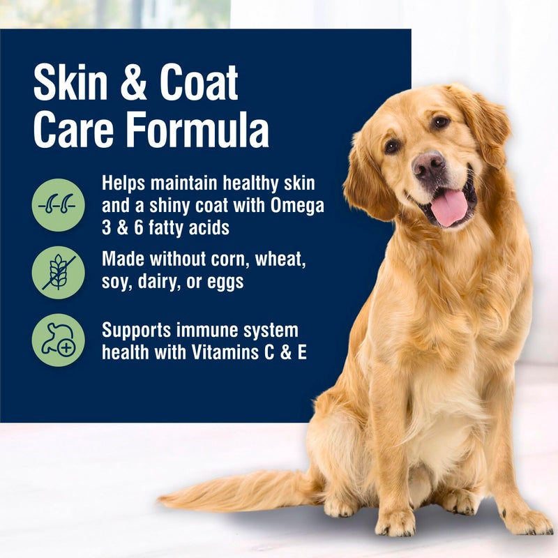 Blue Buffalo True Solutions Skin & Coat Care Natural Dry Dog Food for Adult Dogs, Salmon, 4-lb. Bag - Image 4