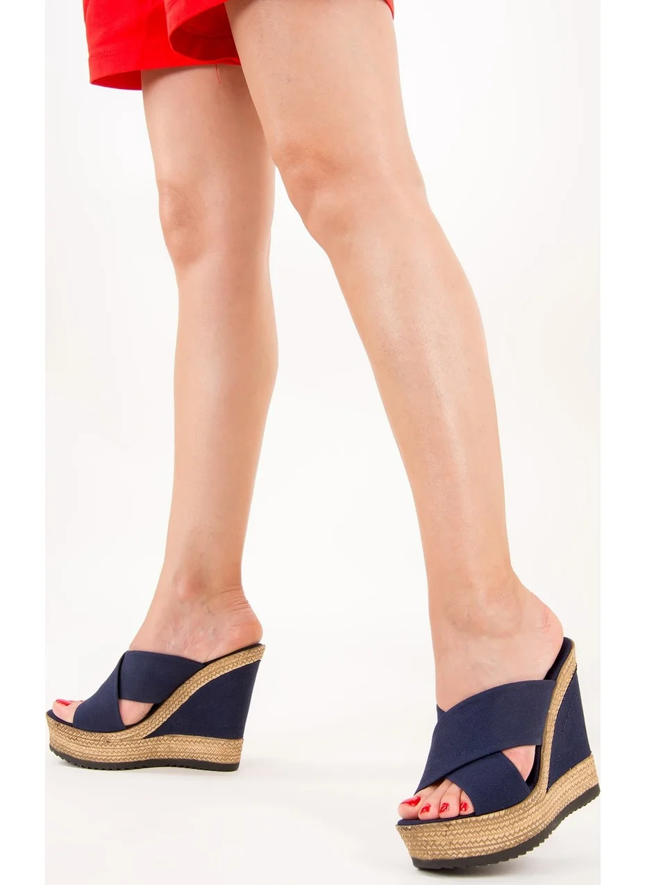 فوكس شوز Navy Blue Women's Slippers F674072005