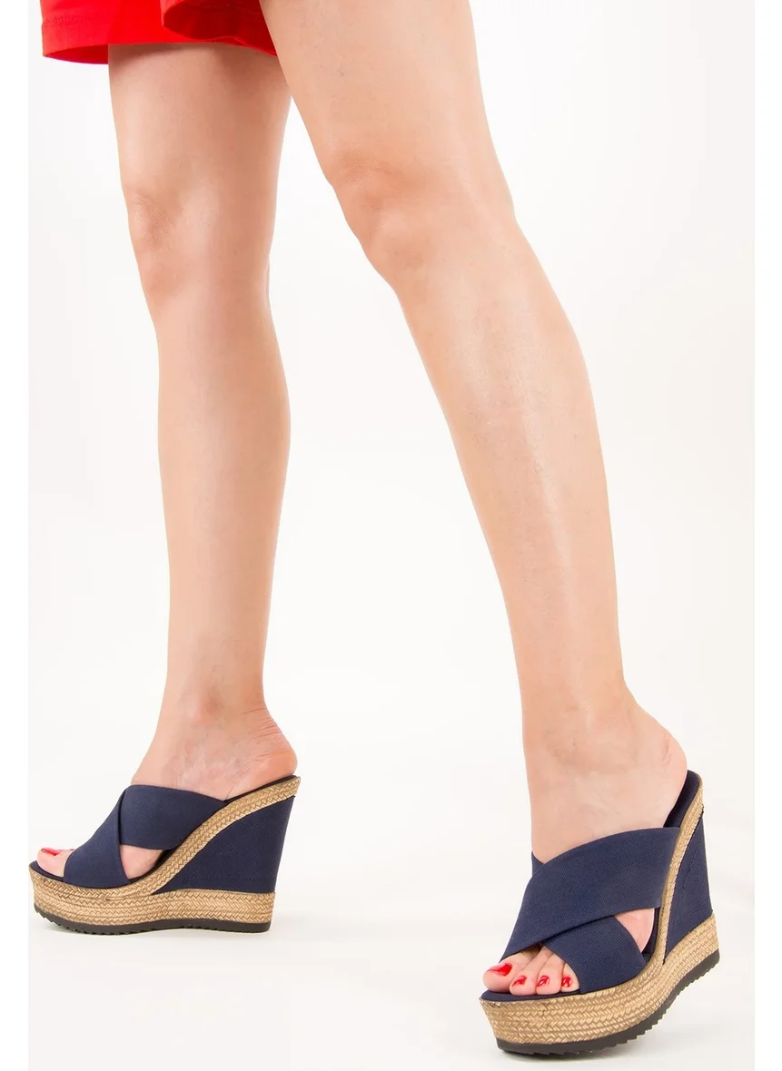 فوكس شوز Navy Blue Women's Slippers F674072005