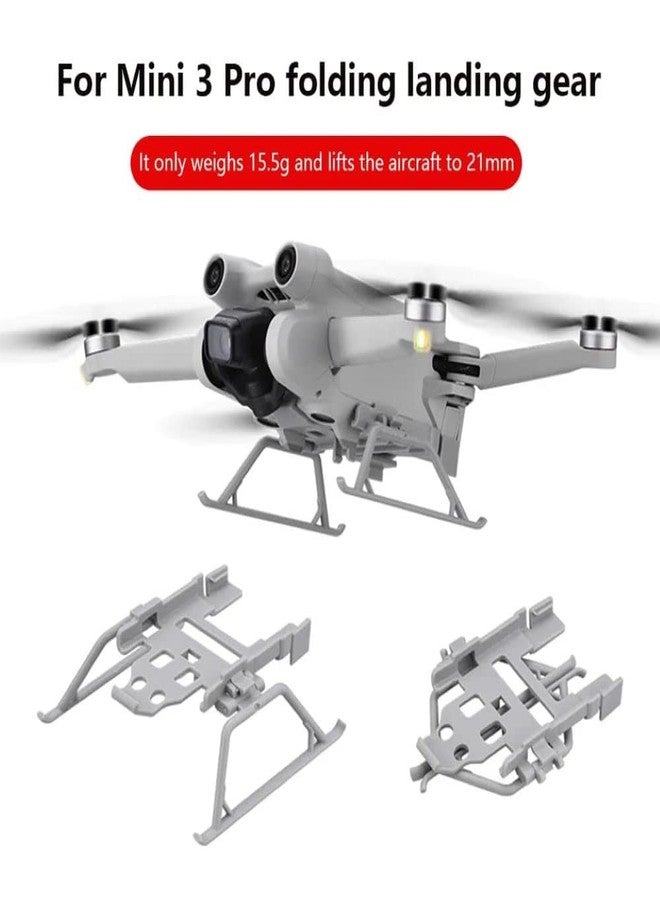 GetZget® Height Extender For DJI Mini 3 Pro Foldable Landing Gear Leg Hight Extension Accessories - Image 4