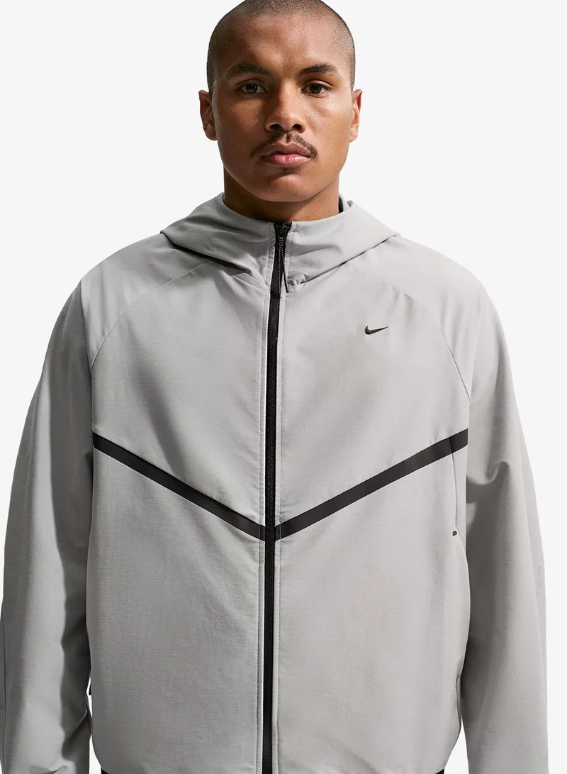 Nike COLLEGE GREY/(BLACK) Tech Knit Windrunner Jacket for Men | Best Price UAE