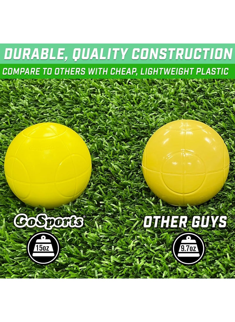 GoSports GoSports 90 mm Composite Bocce Ball Set  Outdoor Lawn Game  - Image 5