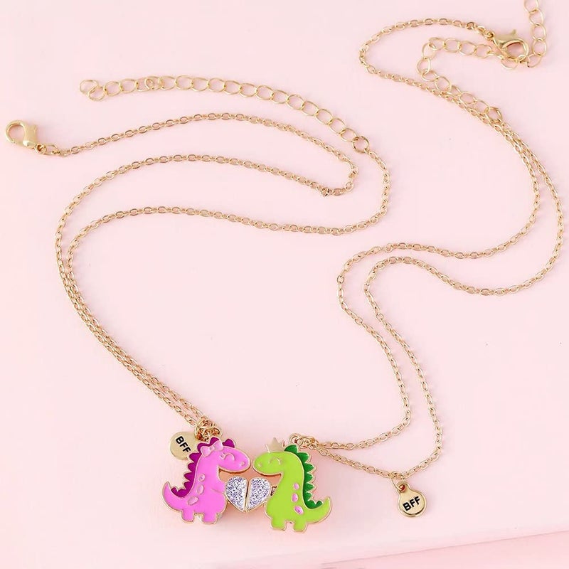 DOYYCA Best Friend Necklace Gifts Magnetic Matching Friendship Necklace for 2 Girls BFF Sister - Image 5