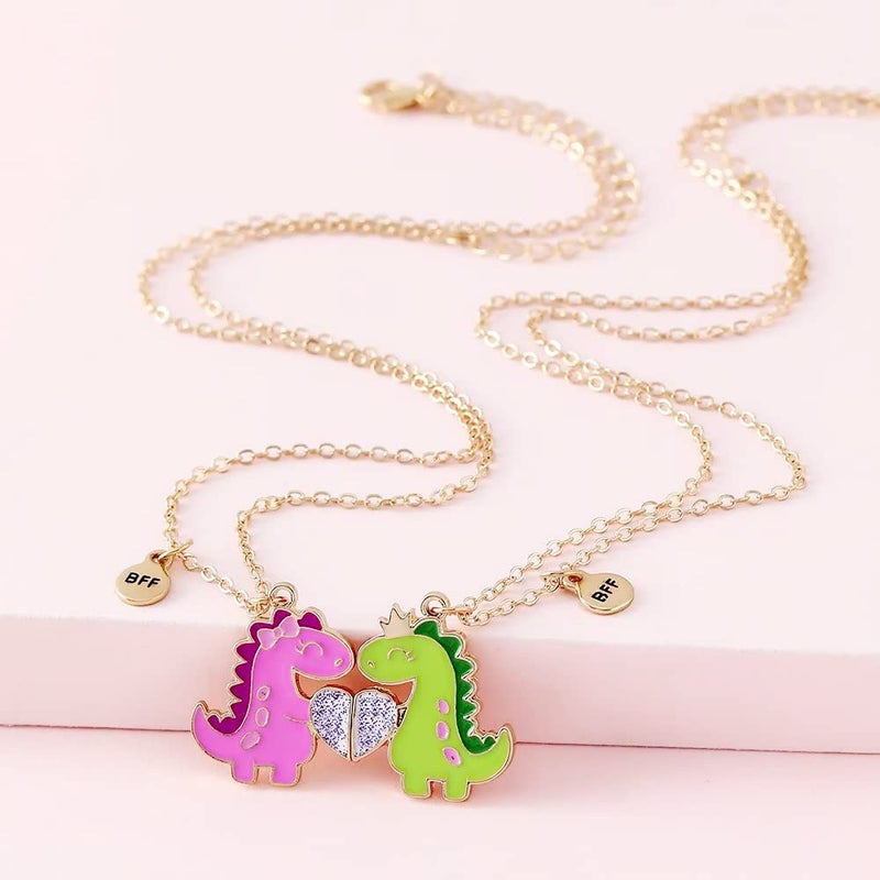 DOYYCA Best Friend Necklace Gifts Magnetic Matching Friendship Necklace for 2 Girls BFF Sister - Image 3