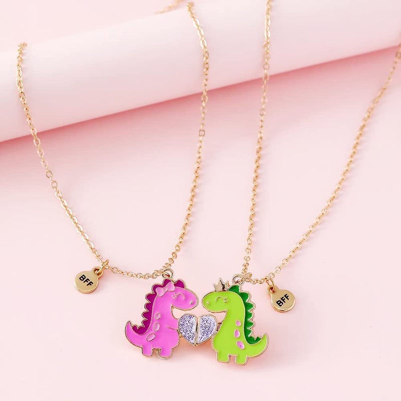 DOYYCA Best Friend Necklace Gifts Magnetic Matching Friendship Necklace for 2 Girls BFF Sister - Image 4
