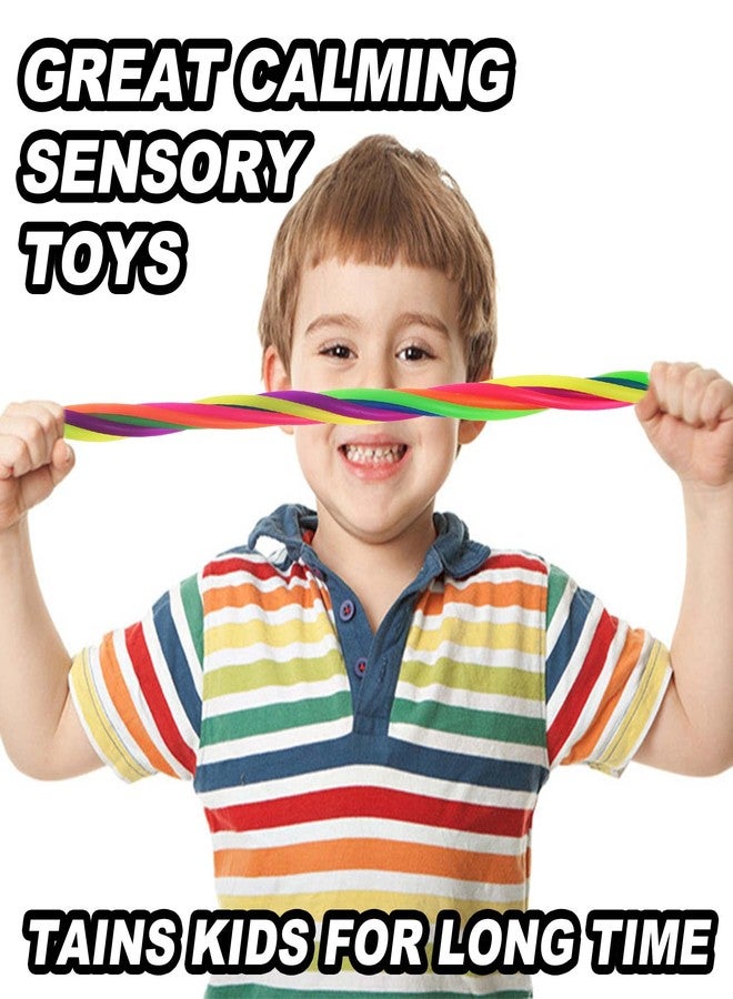 Rtinsd Small Stretchy String Noodles 30 Packs Children Sensory Stretch Strings Fidget Toys for School Classroom Rewards Back to School Birthday Party Favors and Prizes Treasure Box Toys - Image 4
