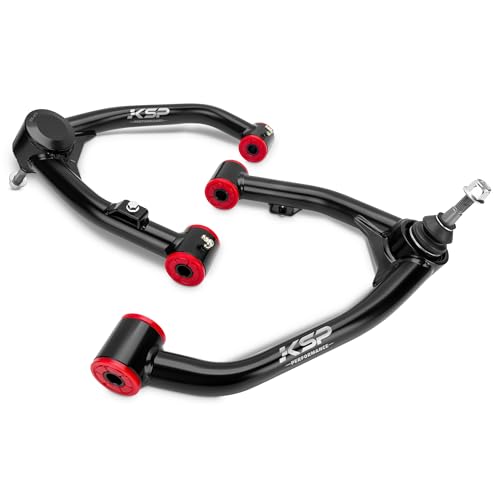 KSP PERFORMANCE ذراع التحكم العلوي KSP مناسب لسيرا سيلفرادو 1500، مناسب لرفع 2-4" لعام 2007-2018 سيلفرادو سيرا 6-لوج 2WD/4WD، ذراع فولاذي وألمنيوم مطبوع OE، المرحلة 2.0. - Image 1