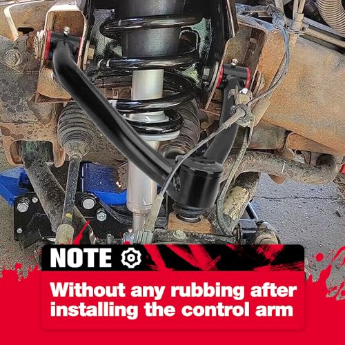 KSP PERFORMANCE ذراع التحكم العلوي KSP مناسب لسيرا سيلفرادو 1500، مناسب لرفع 2-4" لعام 2007-2018 سيلفرادو سيرا 6-لوج 2WD/4WD، ذراع فولاذي وألمنيوم مطبوع OE، المرحلة 2.0. - Image 5