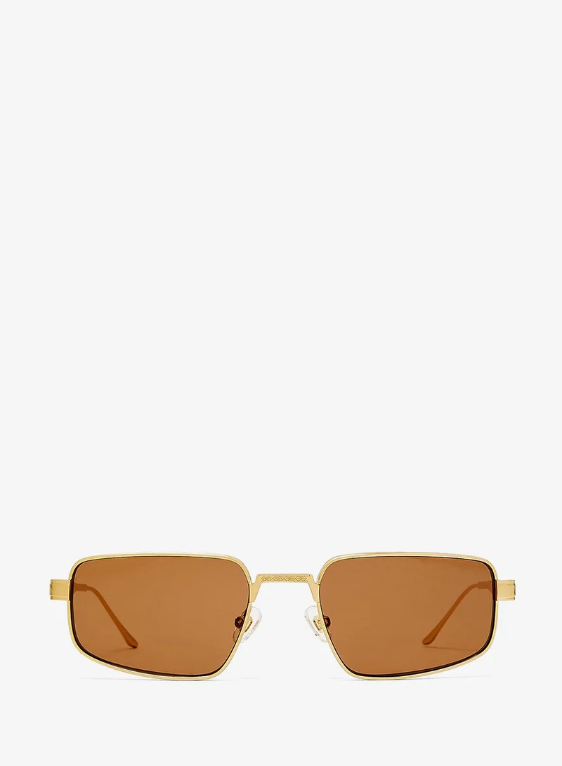 Karen Wazen  Leo Rectangle Sunglasses for Women | Best Price UAE