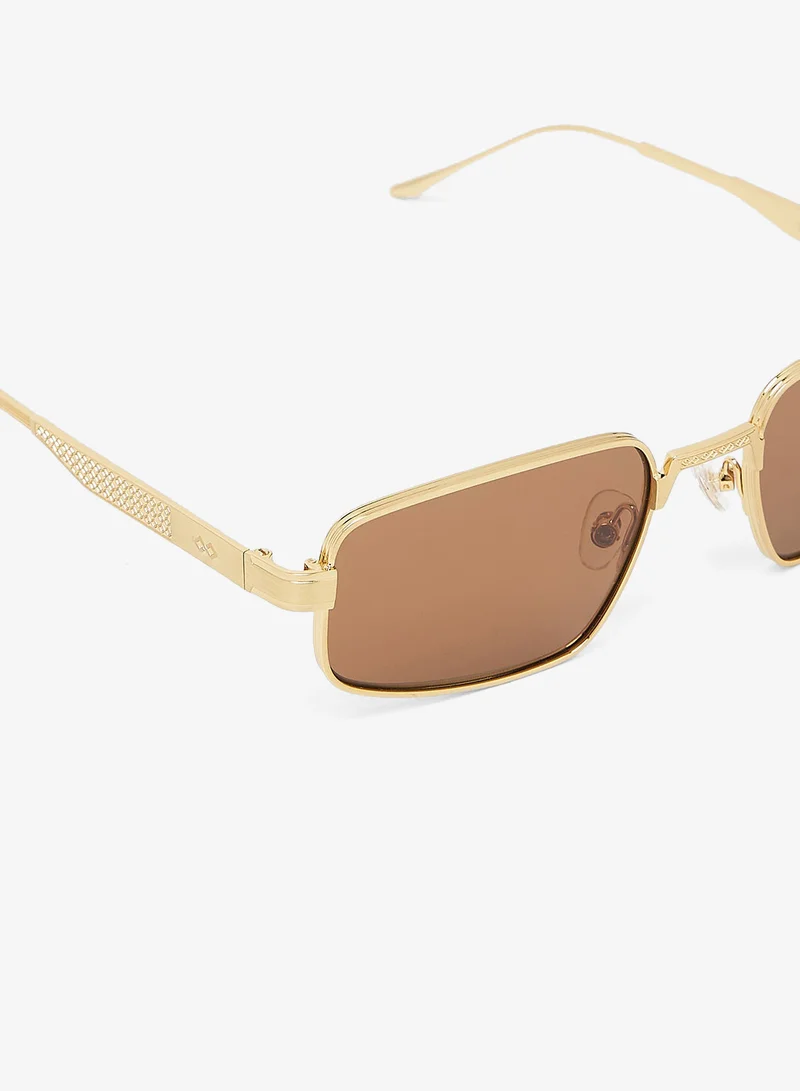 Karen Wazen  Leo Rectangle Sunglasses for Women | Best Price UAE