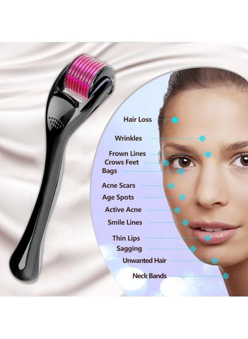 MOMENT 4Pack Titanium Microneedle Roller, 0.5mm /0.75mm/1mm/1.5mm Professional Skin Care Tool, Efficient system For Anti-ageing Skin Regeneration Skin Tighten and Collagen Stimulate Therapy.. - Image 3