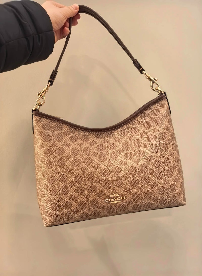 كوتش اوت ليت حقيبة كتف متوسطة الحجم بتصميم لوريل الكلاسيكي من كوتش - Image 1