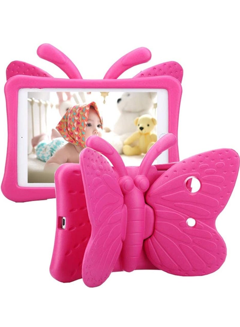 iPad 9th 8th 7th Generation Case Kids Girls, Cute Butterfly Shockproof EVA Foam Super Protection Stand Cover for iPad 2021 2020 2019 10.2" and iPad Air 3 Pro 10.5" - Image 1