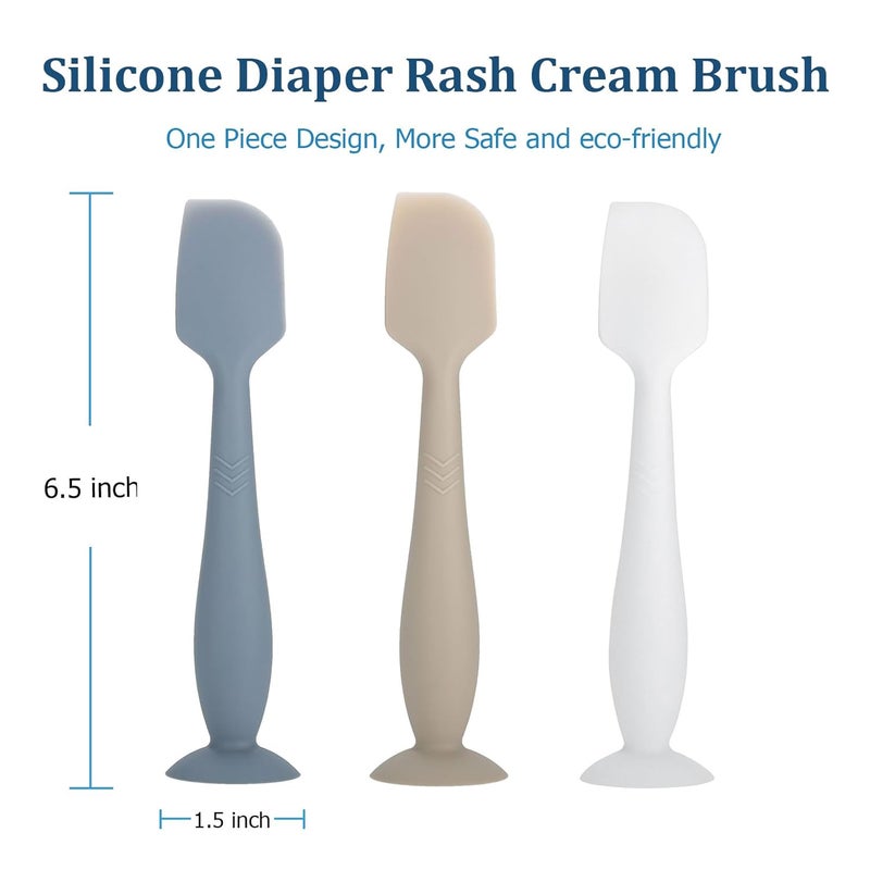 seeway Baby Diaper Cream Spatula Seeway 3 pack Baby Butt Paste Spatula Diaper Cream Applicator for Newborn BabiesBaby Necessities  Suitable for Aquaphor Desitin - Image 3