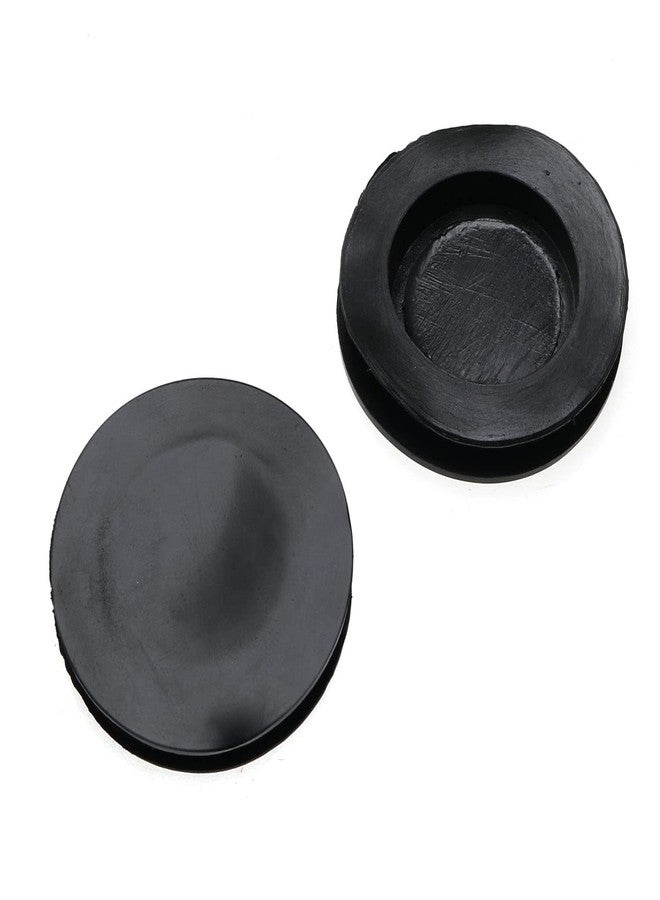 Maxmoral 10pcs Piggy Bank Closure Plug Round Piggy Bank Stopper Cover Black Rubber Money Saving Box Plug 1.45" Outer Diameter - Image 3