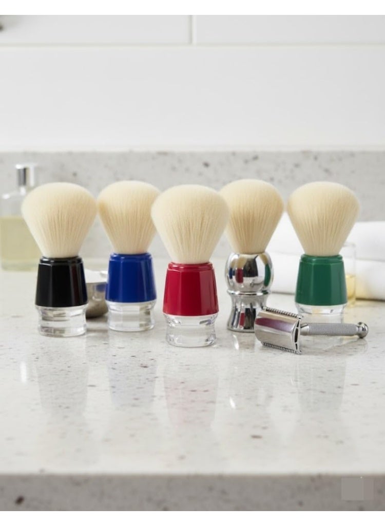 Professional Men’s Shaving Brush for Smooth Wet Shaving – Soft Bristle Beard Brush for Rich Foam Application, Ideal for Home & Barber Salon Use –  Grooming Tool for Men MULTICOLOUR - Image 4