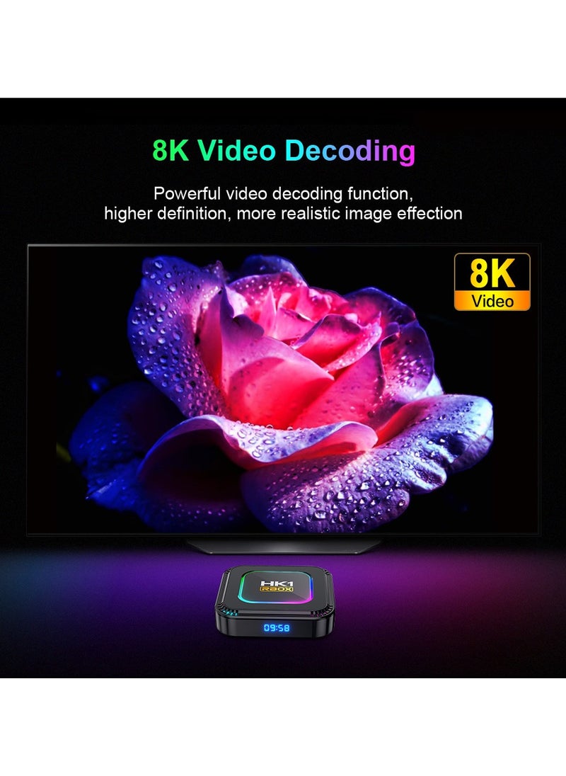 HK - Smart Android 13.0 TV Box 13.0 Support 2.4G/5.8G Wifi6 1000M Ethernet LAN Bluetooth 5.0 3D/8K Set Top TV Box - Image 1