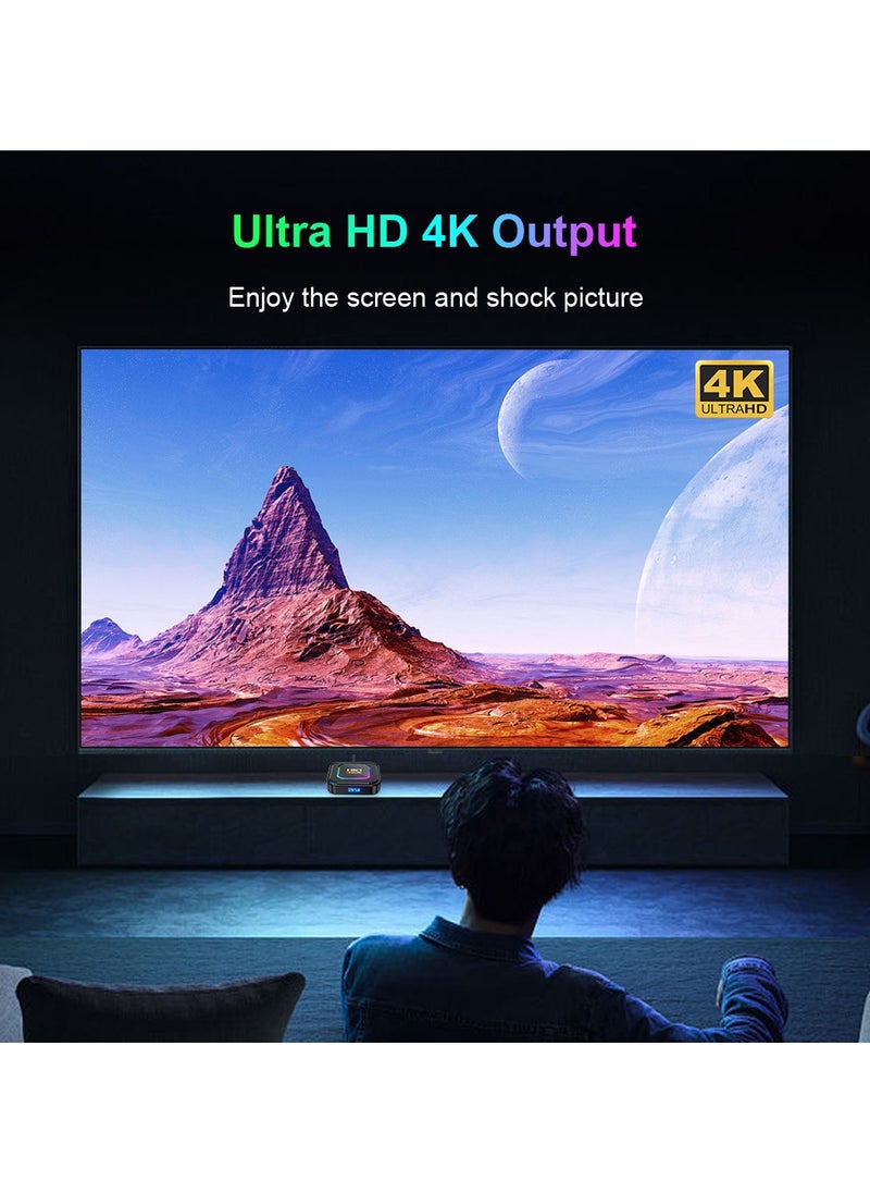 HK - Smart Android 13.0 TV Box 13.0 Support 2.4G/5.8G Wifi6 1000M Ethernet LAN Bluetooth 5.0 3D/8K Set Top TV Box - Image 1
